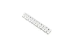 Listwa zaciskowa gwintowa 12-torowa, 12x4mm2, 32A, 500V, biała