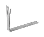 Uchwyt dachówkowy, prosty, zacisk przez dogięcie, 160mm, ocynk ogniowy
