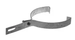 Uchwyt gąsiorowy, zacisk przez dogięcie, 230mm, ocynk ogniowy