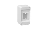 Obudowa modułowa natynkowa S-3, bez szybki, ze złączką N+PE, biała, IP30