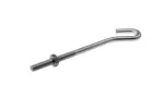 Uchwyt naciągowy z hakiem, fi10mm, 200mm, ocynk galwaniczny