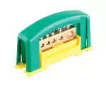 Zacisk ochronno - prądowy, 1x35mm2, 4x16mm2, 125A, 450V, żółto-zielony