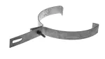 Uchwyt gąsiorowy, zacisk przez dogięcie, 250mm, ocynk ogniowy