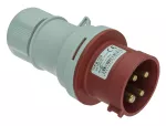 Wtyczka przenośna, 16A/4P, 400V, czerwona, IP44