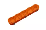 Puszka do pustych ścian PK60, płytka 46mm, fi68, z wkrętami, pięciokrotna, pomarańczowa, IP30