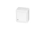 Wyłącznik BETA pojedynczy, krzyżowy, biały, IP44
