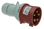 Wtyczka przenośna, 32A/5P, 400V, czerwona, IP44