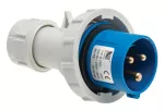 Wtyczka przenośna, 16A/3P, 250V, niebieska, IP67