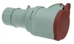 Gniazdo przenośne, 32A/4P, 400V, czerwone, IP44