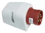 Wtyczka odbiornikowa stała, 16A/5P, 400V, czerwona, IP44