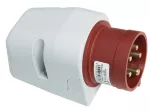 Wtyczka odbiornikowa stała, 32A/5P, 400V, czerwona, IP44