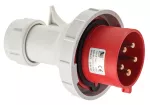 Wtyczka przenośna, 32A/5P, 400V, czerwona, IP67