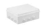 Puszka hermetyczna S-BOX 240x190x90, 12 dławików, biała, IP65