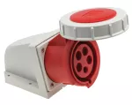 Gniazdo stałe, 32A/5P, 400V, czerwone, IP67