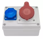 Rozdzielnica R-BOX 150: 1x16A/5P, 1x250V, 400V, IP44