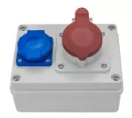 Rozdzielnica R-BOX 150: 1x16A/4P, 1x250V, 400V, IP44