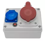 Rozdzielnica R-BOX 150: 1x32A/4P, 1x250V, 400V, IP44, 1x termik