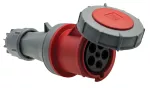 Gniazdo przenośne, 63A/5P, 400V, czerwone, IP67