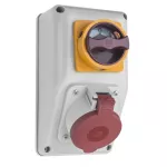 Rozdzielnica R-BOX KOMPAKT: 1x32A/5P, 1x0/1 40A, 400V, IP44