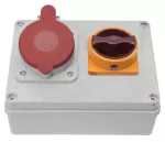 Rozdzielnica R-BOX 190: 1x16A/5P, 1x0/1 25A, 400V, IP44