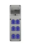 Rozdzielnica R-BOX SLIM 6S: 6x250V, 250V, IP44