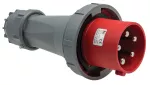 Wtyczka przenośna, 125A/5P, 400V, czerwona, IP67