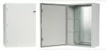 Szafka rozdzielcza hermetyczna 500, z metalową płytą montażową, 510x710x250, szara, IK10, IP65