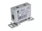 Listwa zaciskowa w korpusie, Al/Cu, 1x4-50mm2, 125A, 600V, szara