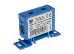 Listwa zaciskowa w korpusie, Al/Cu, 1x4-50mm2, 125A, 600V, niebieska