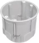 Puszka do pustych ścian PK60 LUX, głęboka 60mm, fi68, z wkrętami, biała, IP30