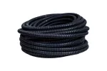 Rura karbowana spiralna 320N, 14,6/10mm, odporna na UV, samogasnąca, czarna, 30mb