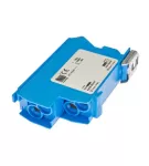 Blok rozdzielczy, Al/Cu, 1x4-70mm2 / 4x2,5-25mm2, 160A, 600V, niebieski