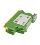 Blok rozdzielczy, Al/Cu, 1x4-70mm2 / 4x2,5-25mm2, 160A, 600V, żółto-zielony