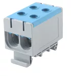 Listwa zaciskowa w korpusie LZD, Al/Cu, Cu:2x2,5-50mm2, Al:2x6-50mm2, 160A, 800V, niebieska