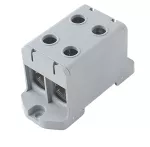 Listwa zaciskowa w korpusie LZD, Al/Cu, 2x16-95mm2, 245A, 800V, szara