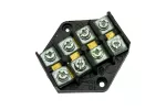 Listwa zaciskowa LZ romb, 4x4mm2, 32A, 450V, czarna