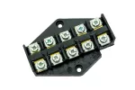 Listwa zaciskowa LZ romb, 5x2,5mm2, 24A, 450V, czarna