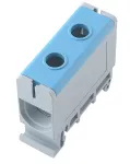 Listwa zaciskowa w korpusie, Al/Cu, Cu:1x2,5-50mm2, Al:1x6-50mm2, 160A, 800V, niebieska