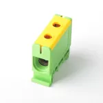 Listwa zaciskowa w korpusie LZS, Al/Cu, Cu:1x2,5-35mm2, Al:1x6-35mm2, 135A, 800V, żółto-zielona