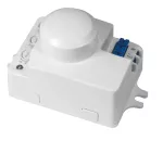 Radarowy czujnik ruchu mini 24V AC, 60Hz, 1200W, 8m, 180°, 2000Lx, biały