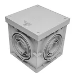 Studzienka gruntowa, kontrolno-pomiarowa, mała, z pokrywą, 196x196x198, szara, IP40