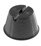 Uchwyt betonowy w tworzywie, okrągły - z betonem i tworzywem