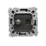 Simon Basic WMUE-011000-Y013 Gniazdo ekwipotencjalne pojedyncze (moduł); czarny