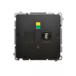 Simon Basic WMUE-011000-Y013 Gniazdo ekwipotencjalne pojedyncze (moduł); czarny