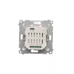 Simon 54 WMDC-008N5P-043 Łącznik/Przycisk roletowy podwójny elektroniczny (moduł) 230 V; srebrny mat