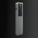 TSS-0620231-100 Ładowarka Samochodowa; Neon; Cokoł; 1 faza; 14,8 kW; 2 punkty ładowania; 2x gniazdo T2; RFID; MID; wyłącznik różnicowoprądowy 30mA klasa A, wyłącznik nadprądowy 40A klasa C