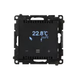 Simon 55 GO WMDR-18XXX2-149 Termostat programowalny z wyświetlaczem [Wi-Fi]; 230V (moduł); czarny mat