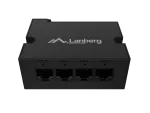 SWITCH LANBERG DIN-GE4-BT-90W 1XIN 3XOUT 1GB POE EXTENDER GIGABIT ETHERNET DIN RAIL BT 90W