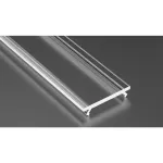 Klosz do profilu LED BASIC wciskany 202cm PC 2.0 Transparentny