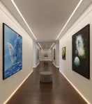 ZESTAW PROFIL LED NEXTEC PODTYNKOWY TYP PTC (głęboki) + KLOSZ PC MLECZNY+ 4 ZAŚLEPKI, 202cm, ANODA